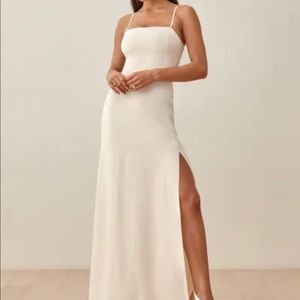 Reformation Ingrid Dress in Ivory